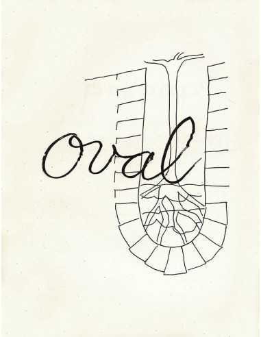 Oval dessin pour illustrer la lettre O Alphabet for Adults - 1948 (...