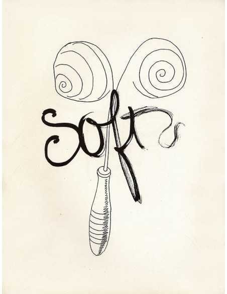 Soft dessin pour illustrer la lettre S Alphabet for Adults - 1948 (...