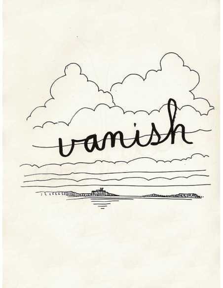 Vanish dessin pour illustrer la lettre V Alphabet for Adults - 1948...