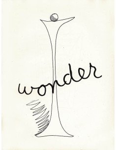 Wonder dessin pour illustrer la lettre W Alphabet for Adults - 1948...