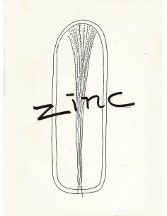 Zinc dessin pour illustrer la lettre Z Alphabet for Adults - 1948 (...