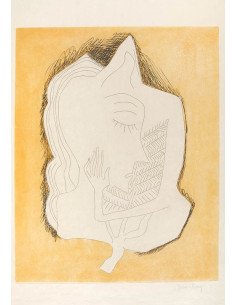 Magie de l'image eau-forte à l'aquatinte en couleur, 67 x 51 cm, en...