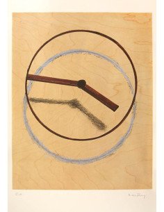 Les heures heureuses (Happy hours) color and collotype stencil, 81 ...