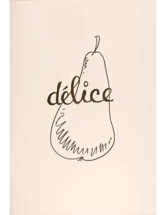 délice "delight" (Alphabet pour Adultes) Drawing  to illustrate the...