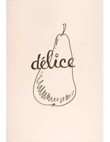 délice (Alphabet pour Adultes) Dessin pour illustrer la lettre D (c...