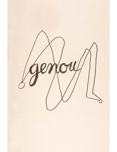 genou (Alphabet pour Adultes) Dessin pour illustrer la lettre G (co...