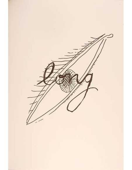 Long (Alphabet pour Adultes) Drawing  to illustrate the letter L (P...