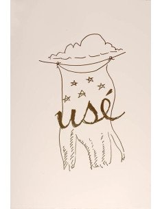 usé (Alphabet pour Adultes) Dessin pour illustrer la lettre U (coff...