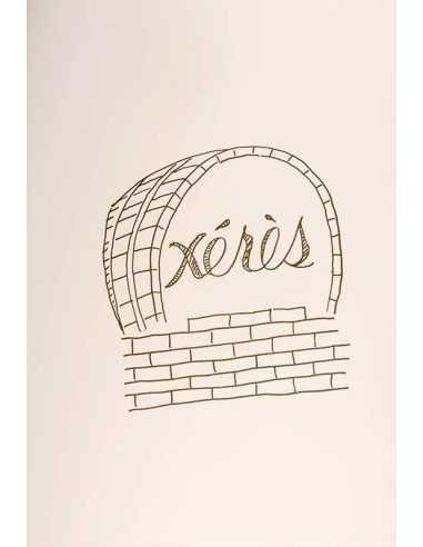 xérès (Alphabet pour Adultes) Drawing  to illustrate the letter X (...