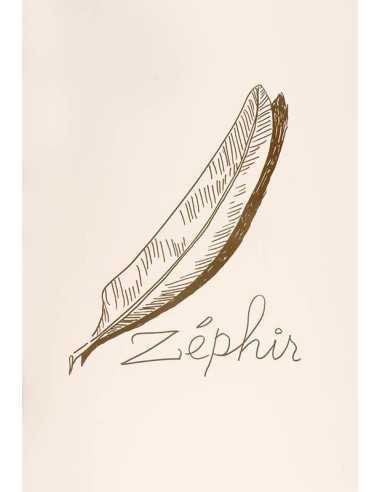 zéphir "zephyr" (Alphabet pour Adultes) Drawing  to illustrate the ...