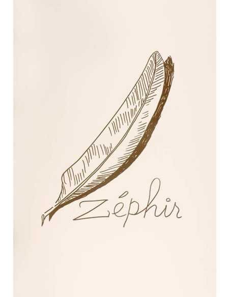 zéphir "zephyr" (Alphabet pour Adultes) Drawing  to illustrate the ...