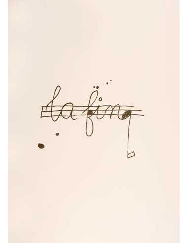 la fin "the end" (Alphabet pour Adultes) Drawing  to illustrate "th...