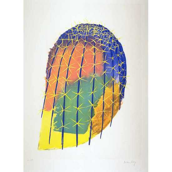 Transfiguration d'un cactus aquarelle sur papier Edition en aquatin...