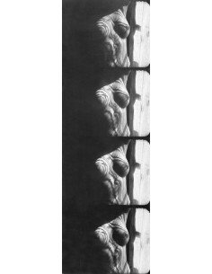 Le Retour à la raison extrait du film de Man Ray - quatre images du...