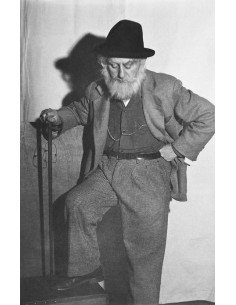 Man Ray en Walt Whitman Man Ray déguisé en vieillard avec barbe et ...