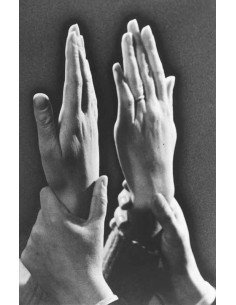 Hands held by Charlotte Wolff Close up of hands holding hands - sol...