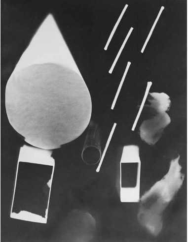 Rayography matches cotton cone geometrical objects drop light bulb ...