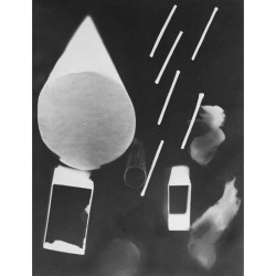 Rayographie allumettes coton cône allumettes coton carton en forme ...