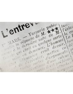 L'Étoile de mer extrait du film de Man Ray - coupure de journal L'É...