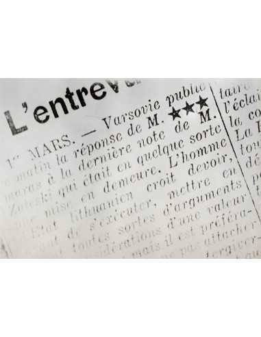 L'Étoile de mer extrait du film de Man Ray - coupure de journal L'É...