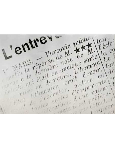 L'Étoile de mer extrait du film de Man Ray - coupure de journal L'É...