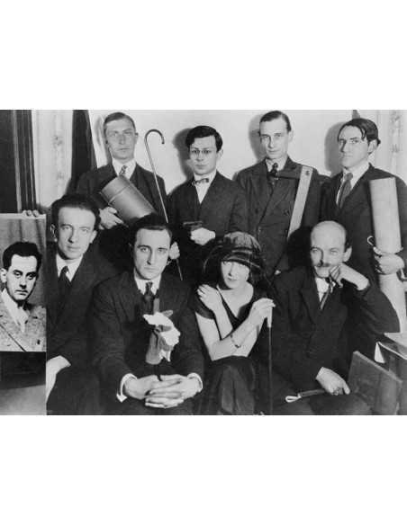 Groupe Dadaïstes de gauche à droite : Paul Chadourne, Philippe Soup...