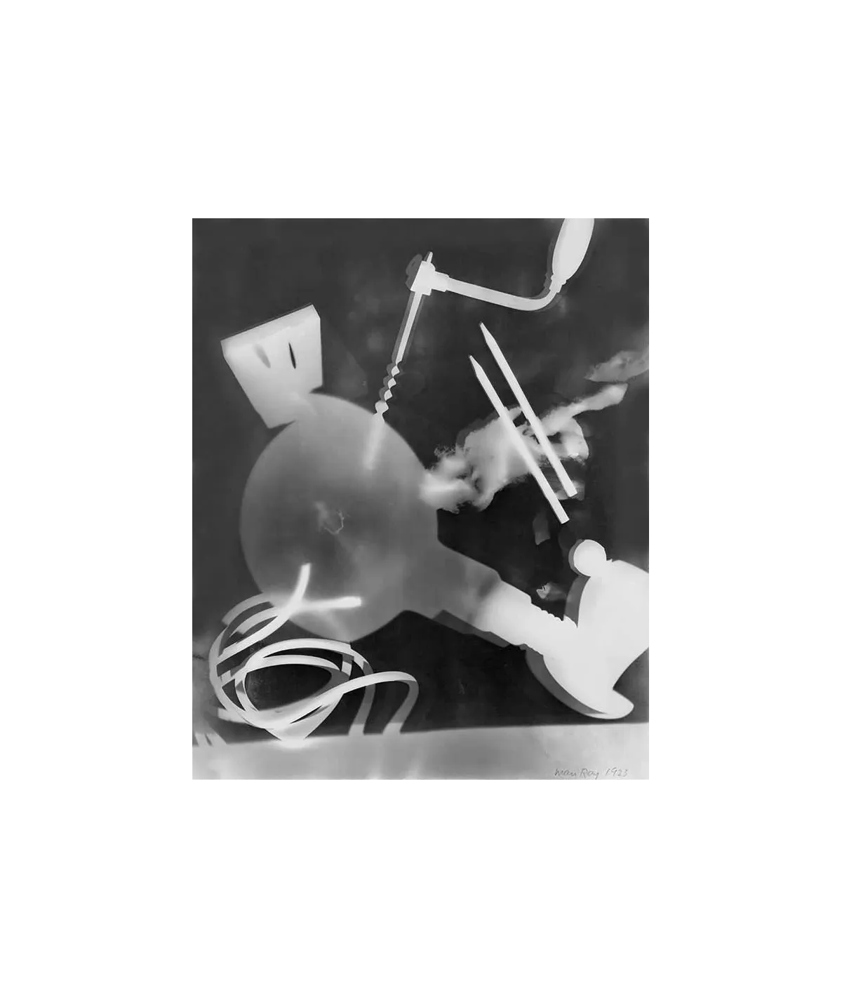 manray|Man Ray photo / TELIMAGE|Ampoule, vilebrequin||Rayographies