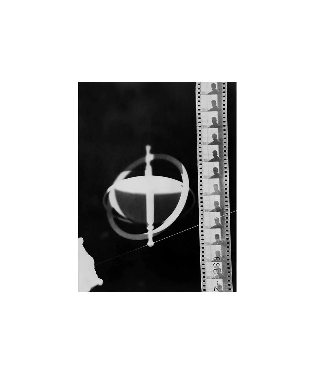 manray|Man Ray photo / TELIMAGE|Film strip & sphere||Rayographs