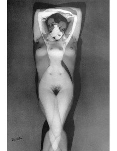 Hier, Aujourd’hui, Demain superposition de photographies, femme nue...