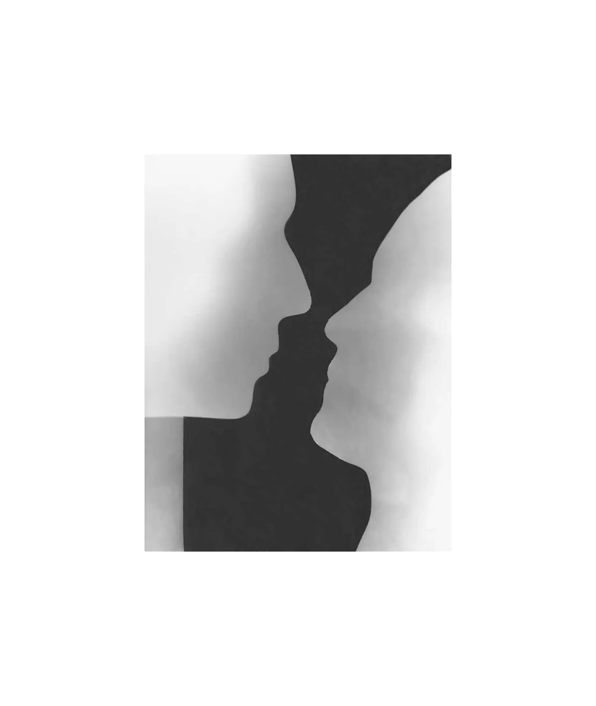 manray|Man Ray photo / TELIMAGE|Rayography 2 visages profiles||Rayographs