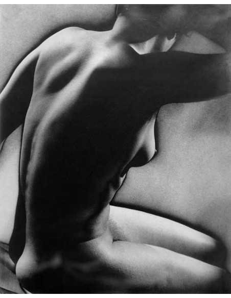 Nue 3/4 dos femme non identifiée, nue assise de 3/4 dos - solarisat...