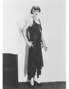 fashion (black dress) model woman schoolgirl clothing white bakgrou...