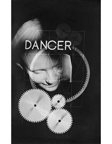 Dancer bearing gear and plaster face with dancer lettering Dancer
