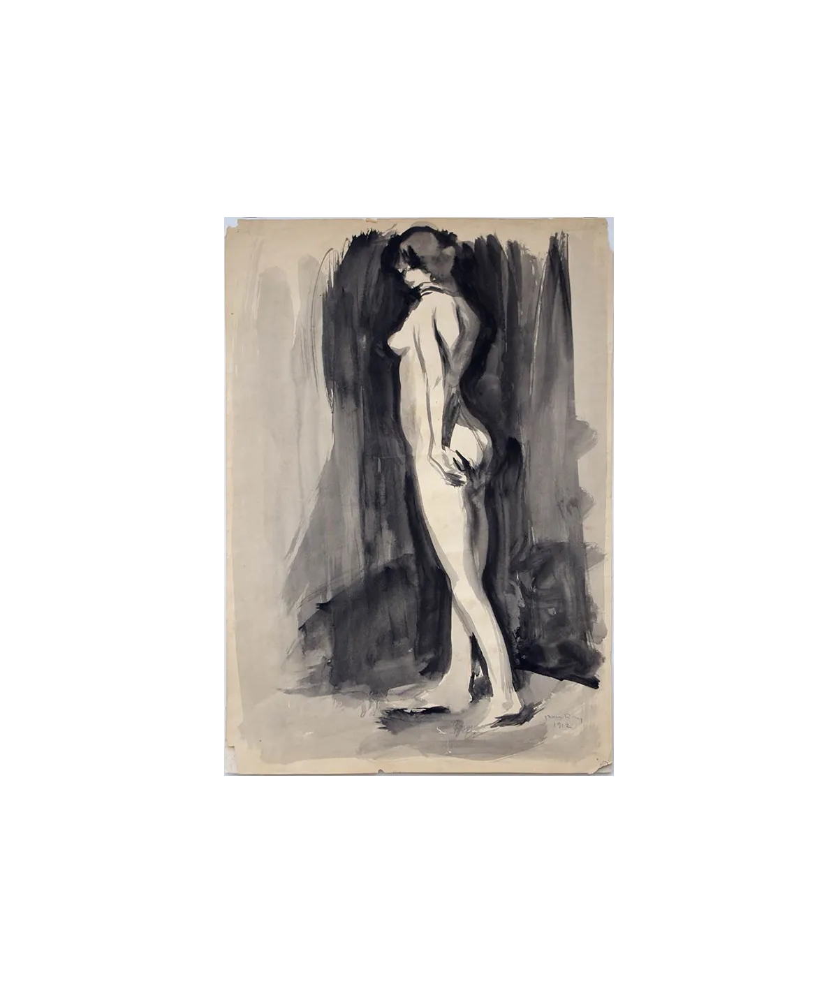 manray|Man Ray photo / TELIMAGE|no title (nude)||Drawing