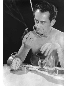 Autoportrait - Suicide Autoportrait torse nu corde autour du cou re...