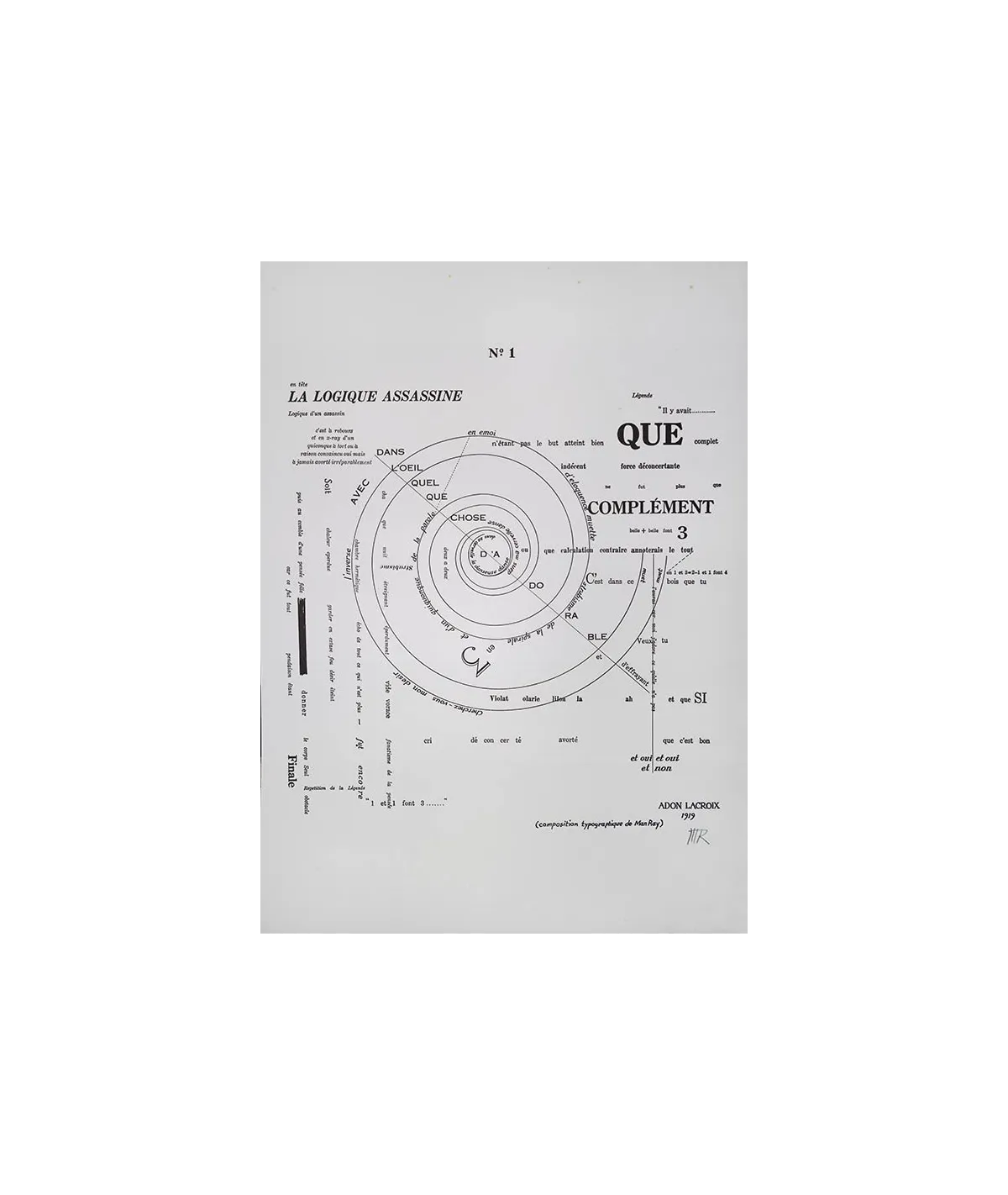 manray|Man Ray photo / TELIMAGE|La logique assassine||Dessins
