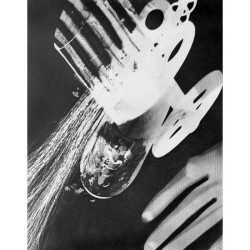 Rayographie verre à pied et longue fibres Rayographie