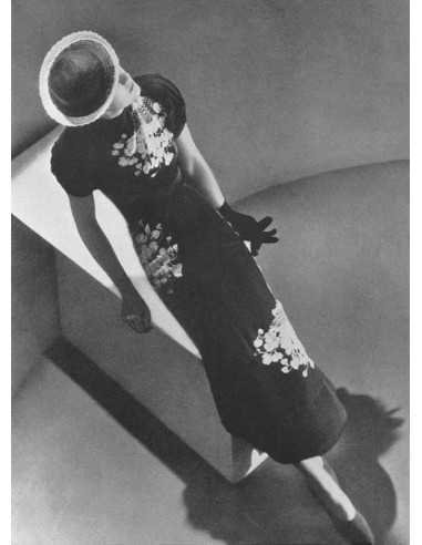 Fashion (Harper's Bazaar) full-length portrait model high angle sho...