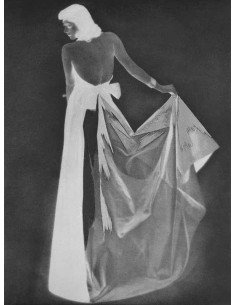 Taffeta par Alix Gored robe en taffetas de dos - négatif - édité da...