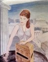 Woman painting